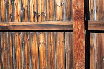warm wood fence texture