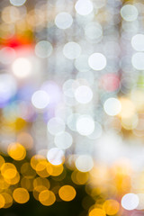 Blur abstract bokeh lights background