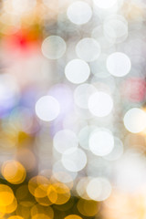 Blur abstract bokeh lights background