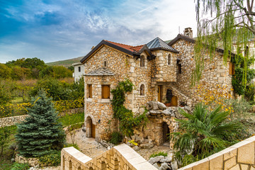nature and buildings