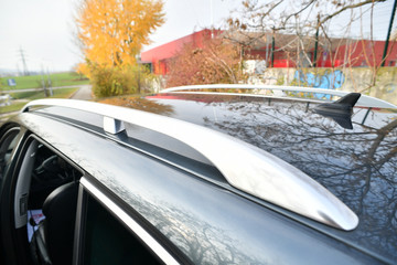 Classic car detail. Shkoda, transportation.