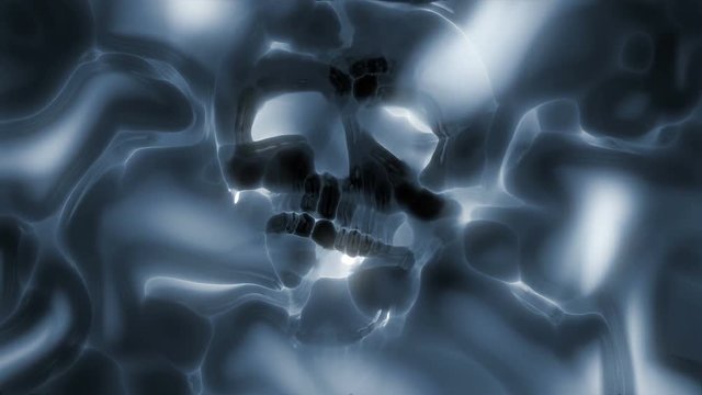 Deltoro - 60fps 4k Creepy Halloween Video Background Loop // A creepy Halloween background video loop featuring a demon skull bathing in hell lava. Weird and cool.