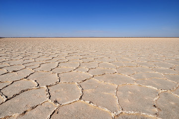 Fototapeta na wymiar Iran, Great Salt Desert is a large desert lying in the middle of the Iranian plateau, Iran, near Khur (Khor