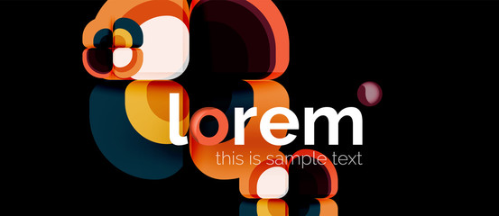 Geometric modern abstract background