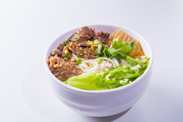 Beef ball soup rice noodles
