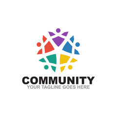 Community and adoption care logo design