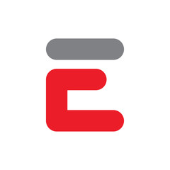 Fototapeta premium E letter logo design vector template