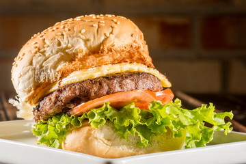 Sanduiche Delicioso Hamburguer Caseiro