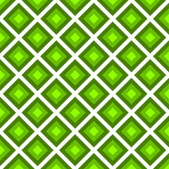 Fototapeta na wymiar Seamless pattern green square