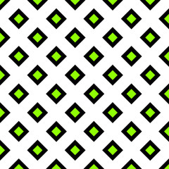 Seamless pattern green square