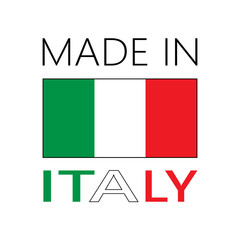 vector logo made in Italy 