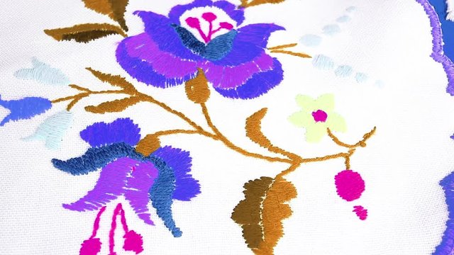 Embroidery grandma s hobby floral flower embroidery