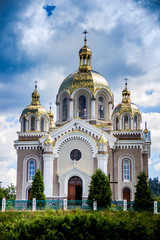 Fototapeta na wymiar Greek Catholic Church in Western Ukraine