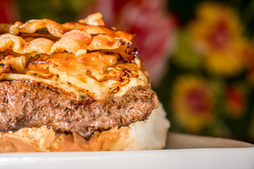 Sanduiche Delicioso Hamburguer Caseiro