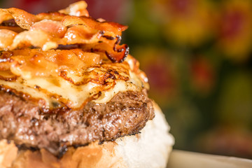 Sanduiche Delicioso Hamburguer Caseiro