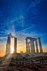 Temple of Poseidon at Sounion, Greece