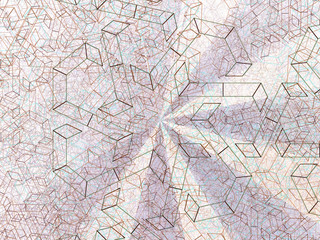  surreal futuristic digital 3d design art abstract background fractal illustration for meditation and decoration wallpaper