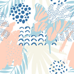 Abstract drawing in pastel color palette. © Tanya Syrytsyna