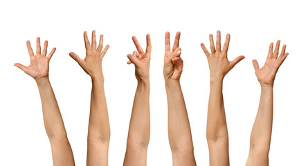 waving their hands