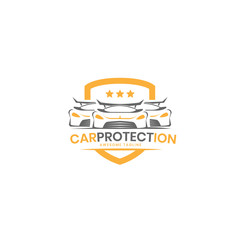 Car protection logo design inspiration