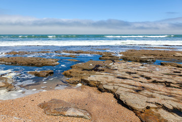 Cape fur Seal colony at Cape Cross, Namibia, breading season.