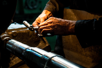 blacksmith at work