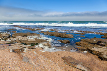 Cape fur Seal colony at Cape Cross, Namibia, breading season.