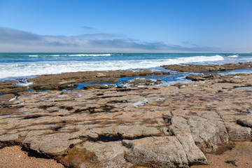 Cape fur Seal colony at Cape Cross, Namibia, breading season.