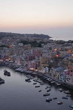 Dusk on Procida