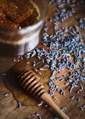 Organic honey food photography recipe idea