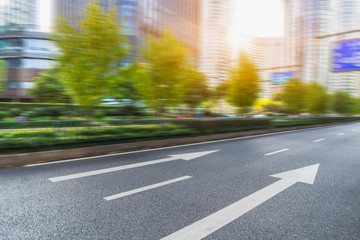 urban traffic road with cityscape in modern city of China