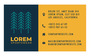 Basic Company Business Card Template