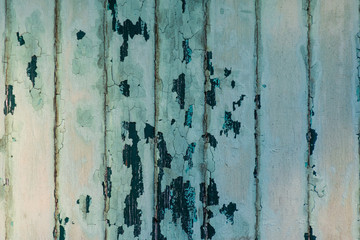 Vieilles planches de bois à la peinture écaillée. Texture pour arrière-plan