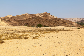 Damaraland, Namibia, a vast semi desert arid region in Namibia.