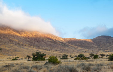 Damaraland, Namibia, a vast semi desert arid region in Namibia.