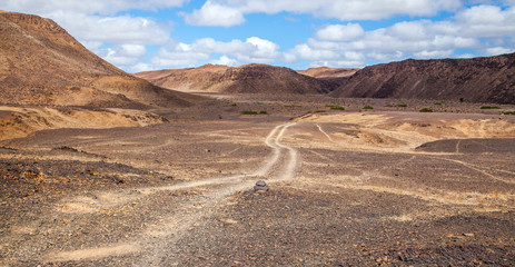 Damaraland, Namibia, a vast semi desert arid region in Namibia.