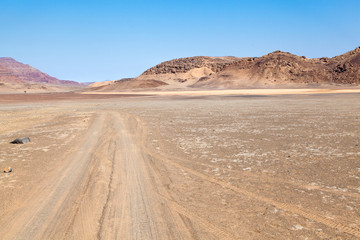 Damaraland, Namibia, a vast semi desert arid region in Namibia.