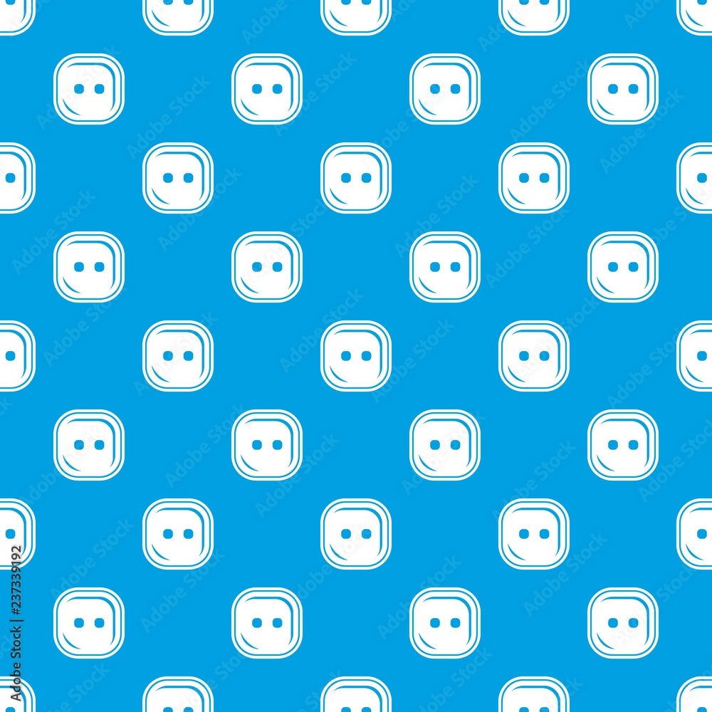 Poster craft button pattern vector seamless blue repeat for any use