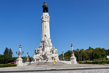Fototapeta na wymiar Praça do Marquês de Pombal