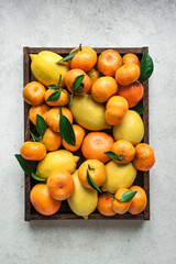 Various citrus fruits