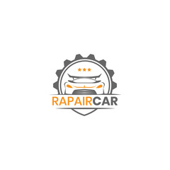 Repair car logo design template inspiration