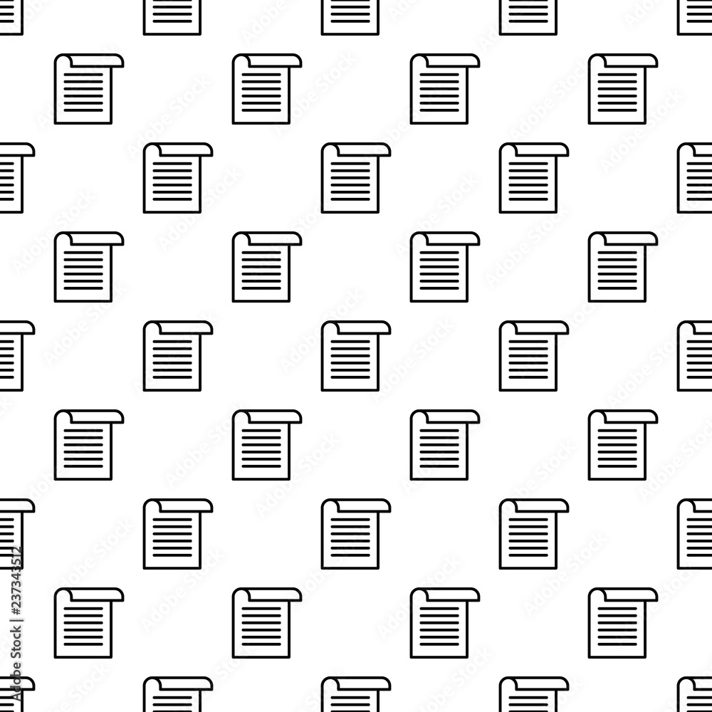 Poster office paper pattern seamless vector repeat for any web design
