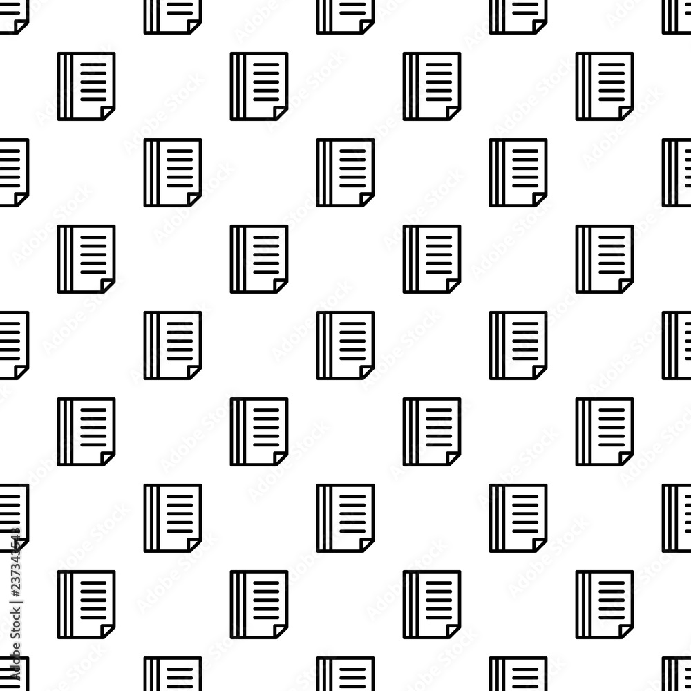 Poster file folder pattern seamless vector repeat for any web design