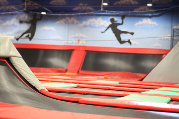  Red trampoline trampoline,trampoline jumping