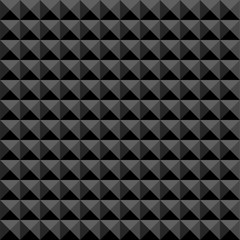 Black polygonal abstract seamless pattern