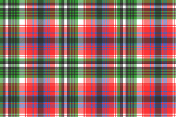 Red green color check seamless fabric texture