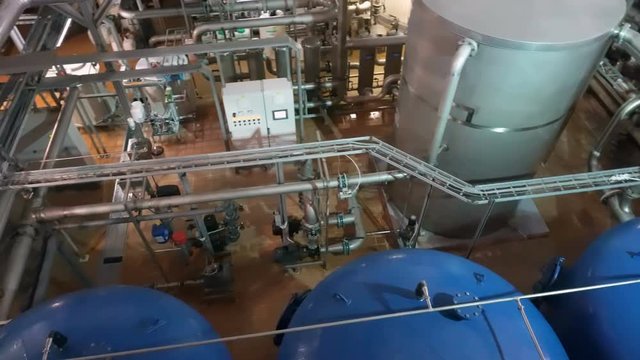 Modern filter system at large beer company