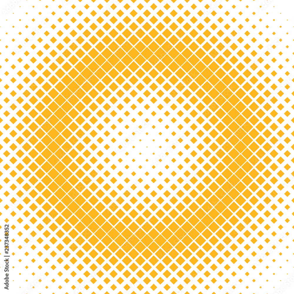 Poster halftone square pattern background design - abstract vector graphic design