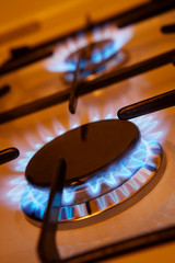 GAS COOKER FLAME