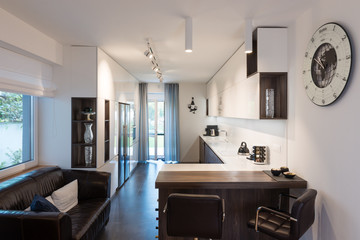 Kitchen interior of modern house